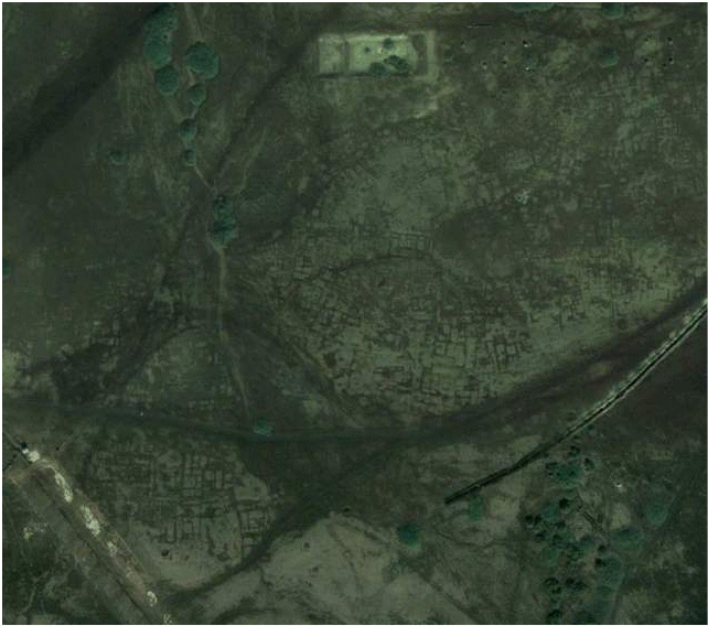 Google Earth image of the Tanis area