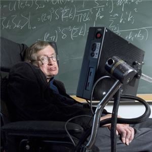Hawking with blackboard equations