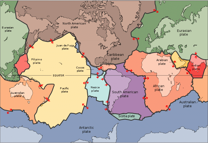 three plate boundaries